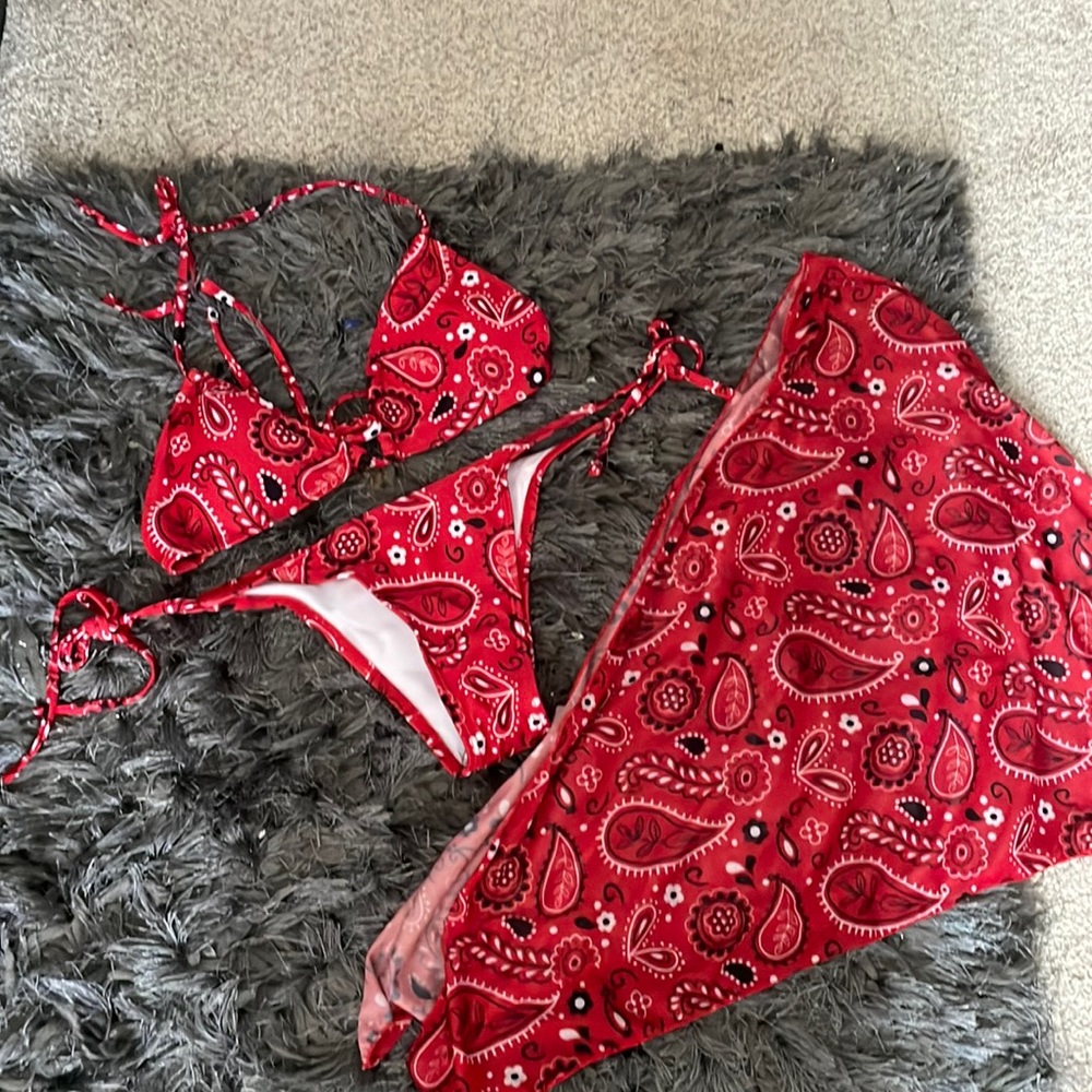 Bandana Print Bikini Set